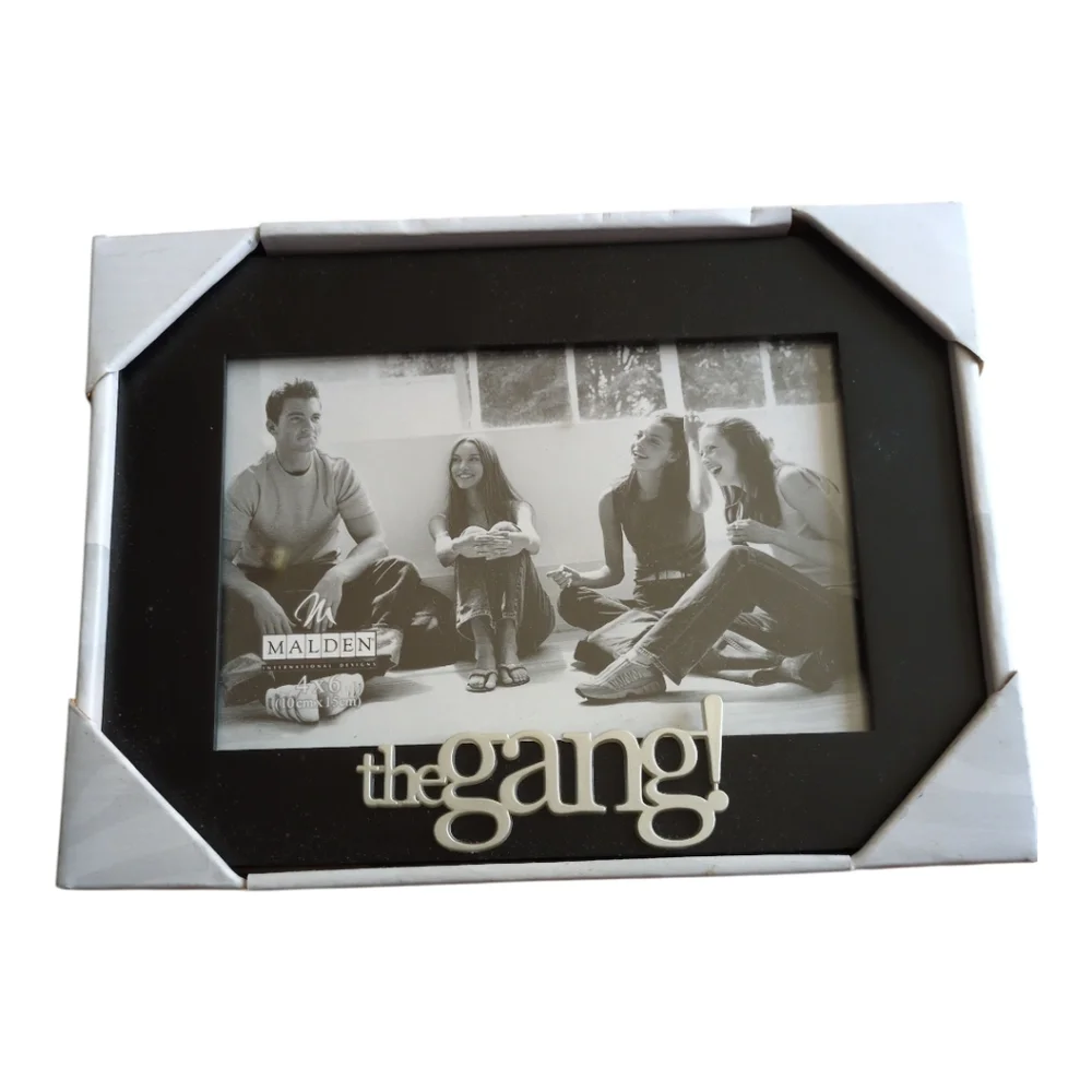 Malden Silver and Black Picture Frame - the gang!